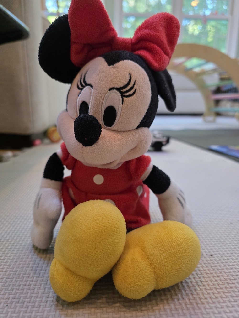 Disney Minnie Mouse Plush - Red Outfit with Yellow Shoes